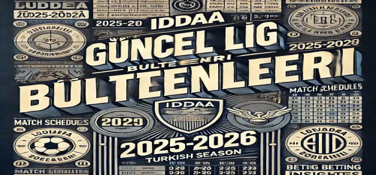 İddaa güncel lig bültenleri 2025-2026