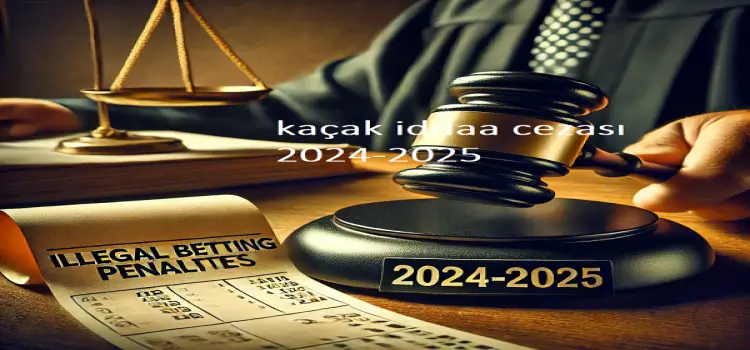 Kaçak iddaa cezası 2024-2025