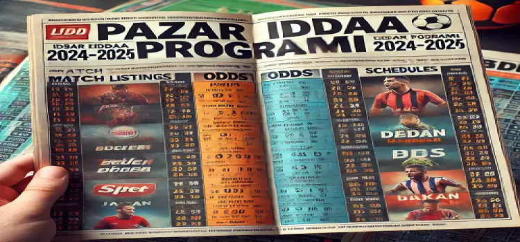 Pazar İddaa Programı 2024-2025