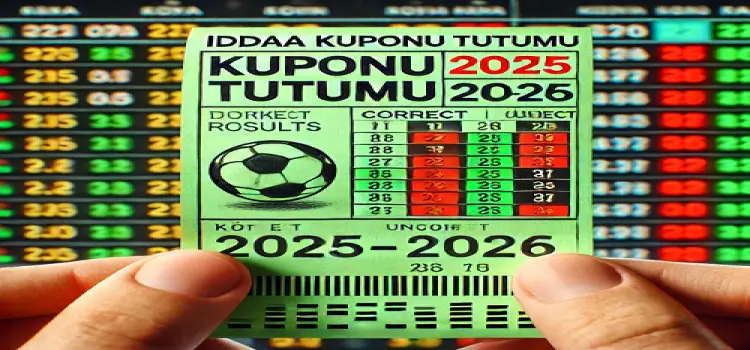 İddaa kuponu tutumu 2025-2026