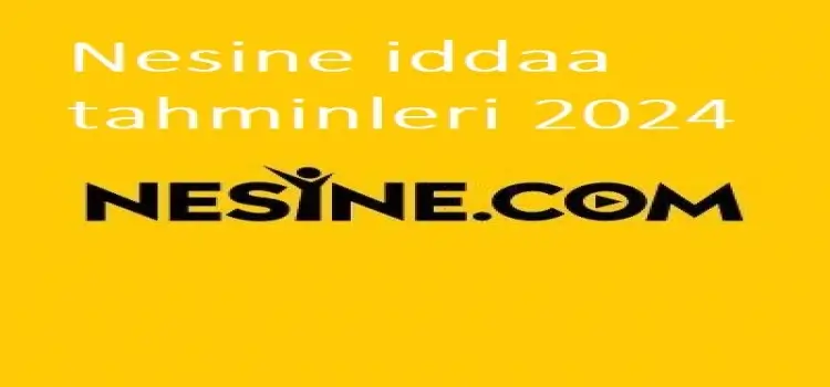 Nesine iddaa tahminleri 2024