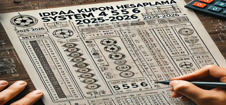 İddaa kupon hesaplama sistem 4 5 6 2025-2026