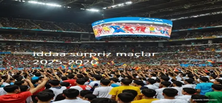 İddaa Sürpriz Maçlar 2025-2026