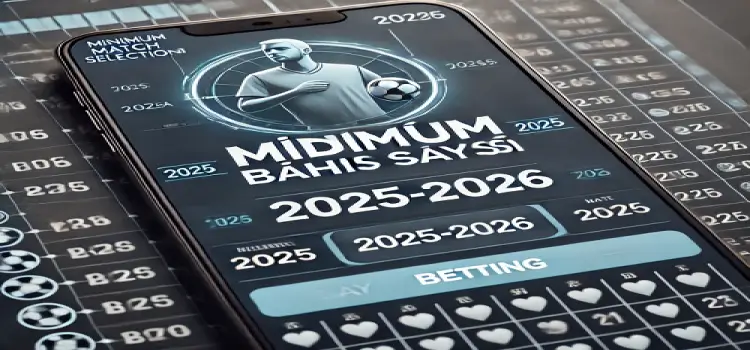 İddaa minimum bahis sayısı 2025-2026