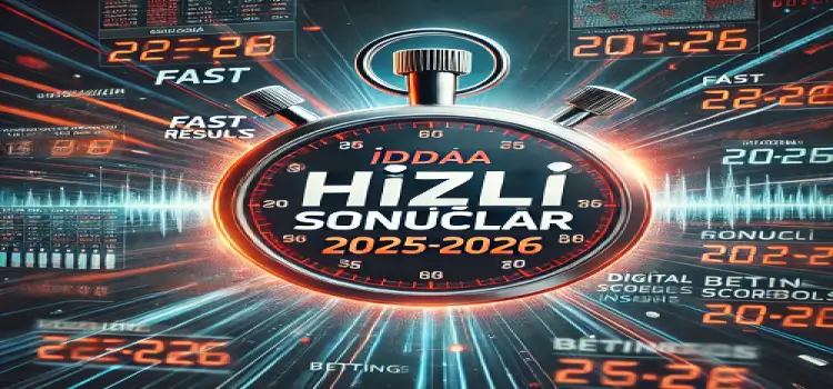 İddaa hızlı sonuçlar 2025-2026