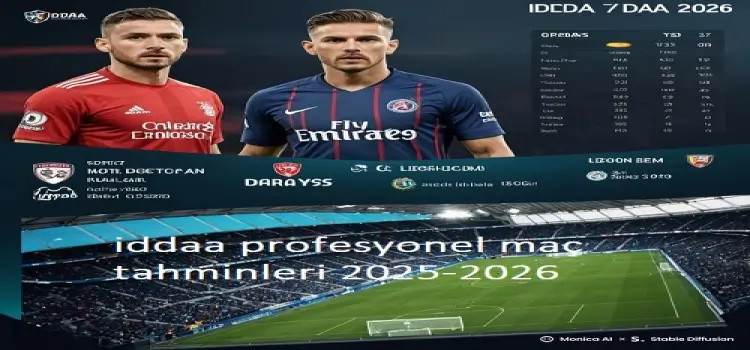 İddaa Profesyonel Maç Tahminleri 2025-2026