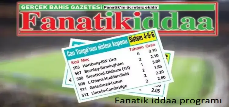 Fanatik iddaa programı