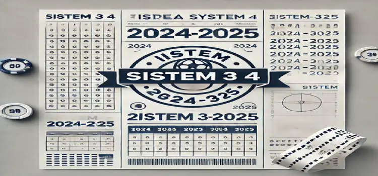 İddaa sistem 3 4 2024-2025