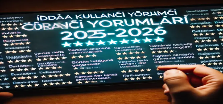 İddaa kullanıcı yorumları 2025-2026