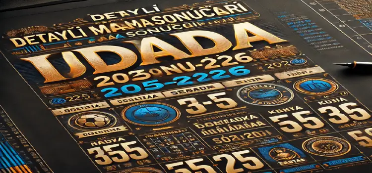 İddaa detaylı maç sonuçları 2025-2026