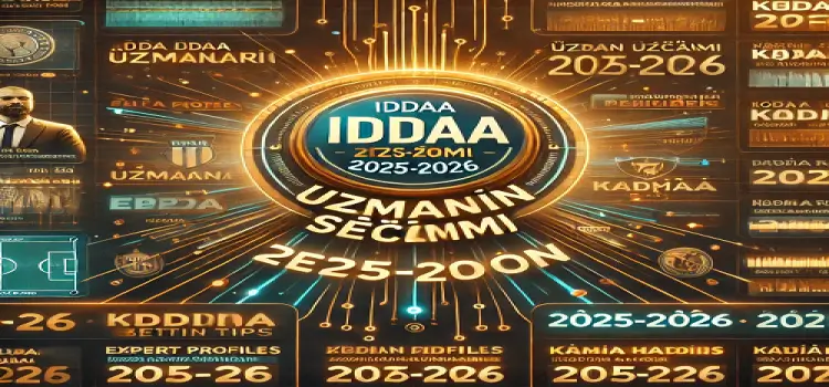 İddaa uzmanların seçimi 2025-2026