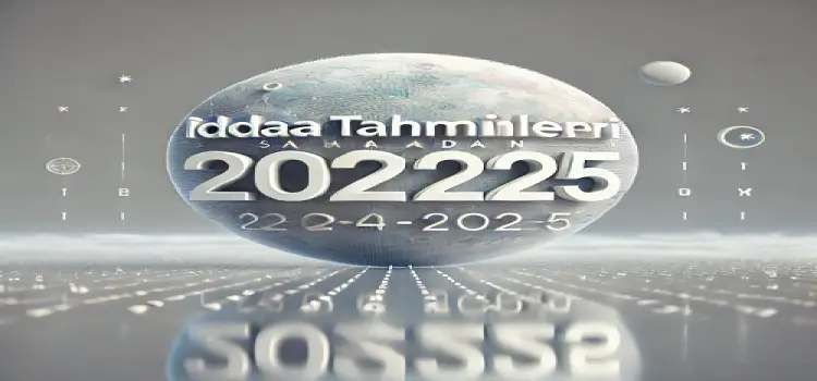 İddaa Tahminleri Sahadan 2024-2025