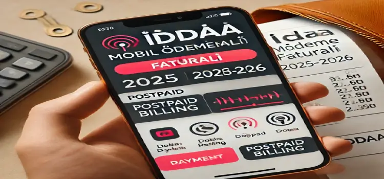 İddaa mobil ödeme faturalı 2025-2026