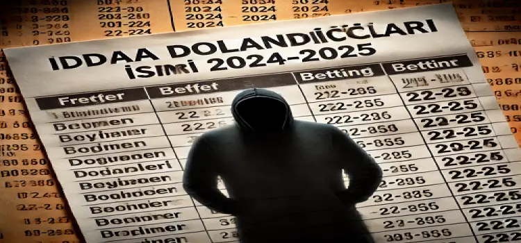 İddaa Dolandırıcıları İsimleri 2024-2025