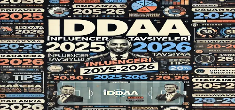 İddaa influencer tavsiyeleri 2025-2026