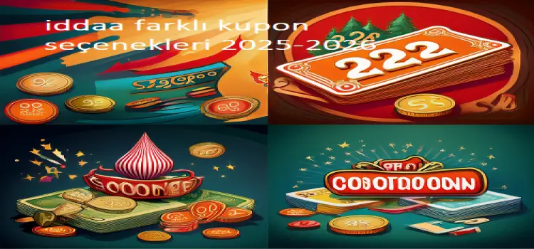 İddaa Farklı Kupon Seçenekleri 2025-2026