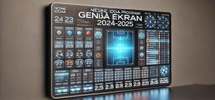 Nesine iddaa programı geniş ekran 2024-2025