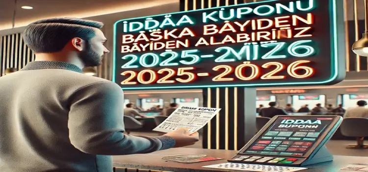 İddaa kuponu başka bayiden alabilir miyiz 2025-2026