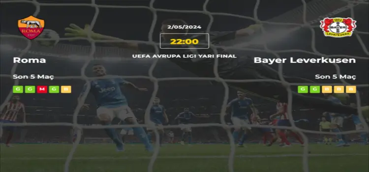 Roma Bayer Leverkusen İddaa Maç Tahmini 2 Mayıs 2024
