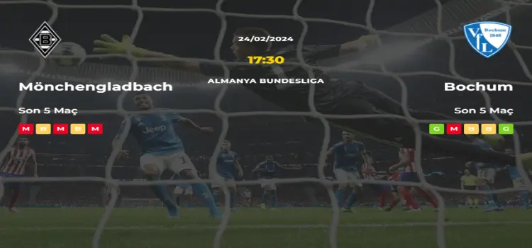 Mönchengladbach Bochum İddaa Maç Tahmini 24 Şubat 2024