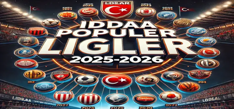 İddaa popüler ligler 2025-2026