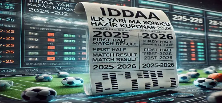 iddaa ilk yarı maç sonucu hazır kuponlar 2025-2026